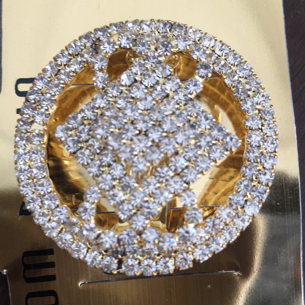 New Jewelry Hair Clip White Stones